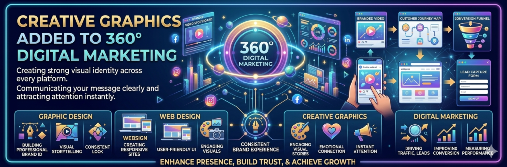 Creative Graphics to 360° Digital Marketing