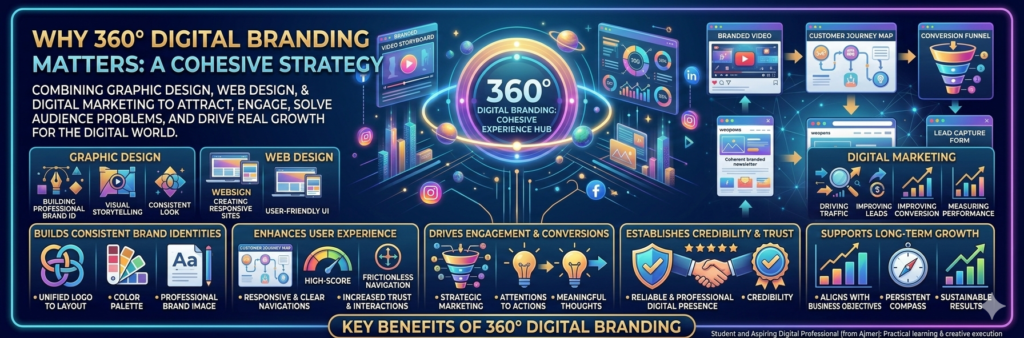 Creative Graphics to 360° Digital Marketing