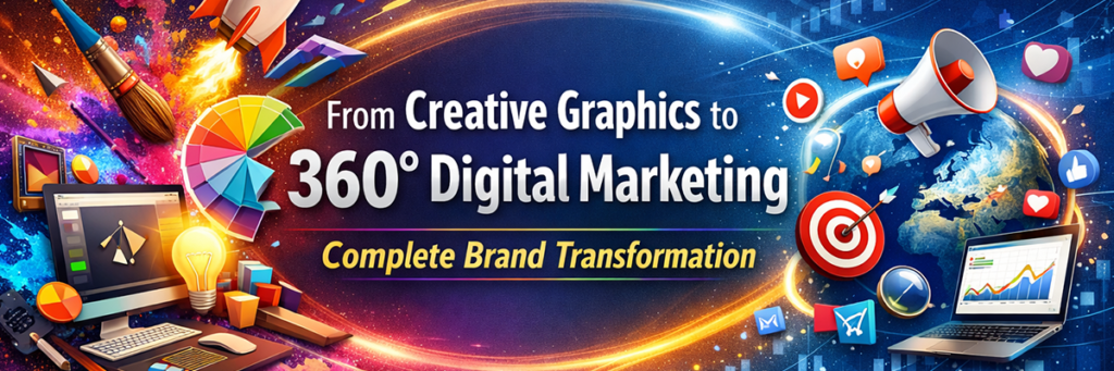 Creative Graphics to 360° Digital Marketing