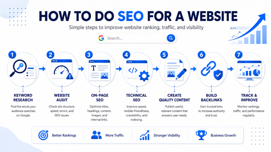 How to do SEO for a website step by step